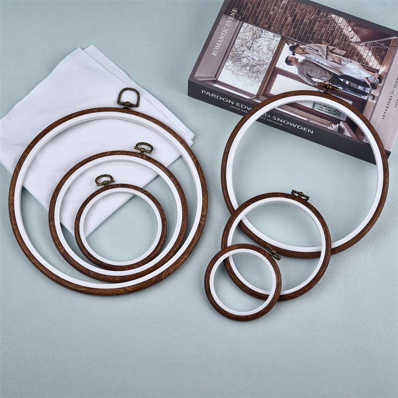Wood Ring Blank - Cerceaux de broderie en bois de