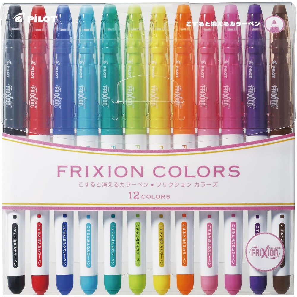 Pilot Pen Frixion - Ensemble de stylos marqueurs effaçables à