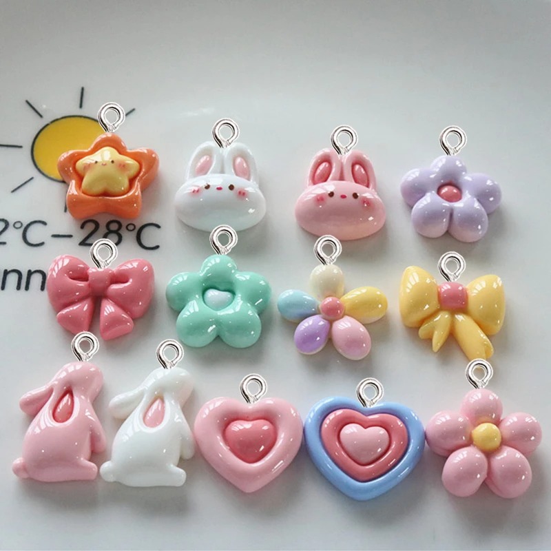 Resin Crafts - Breloques en résine en forme de