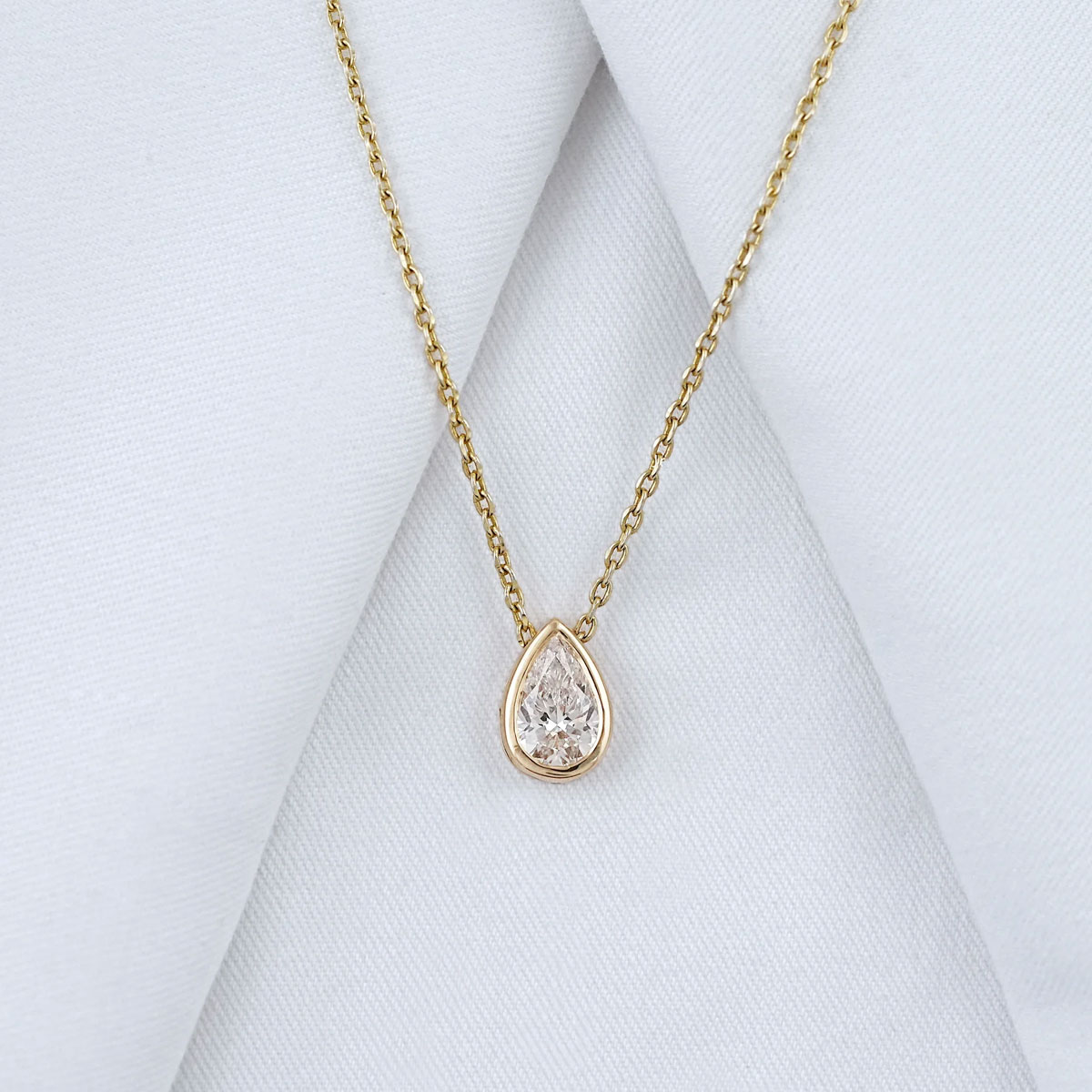 Collier pendentif solitaire en - Bezels Set Pendant avis et prix
