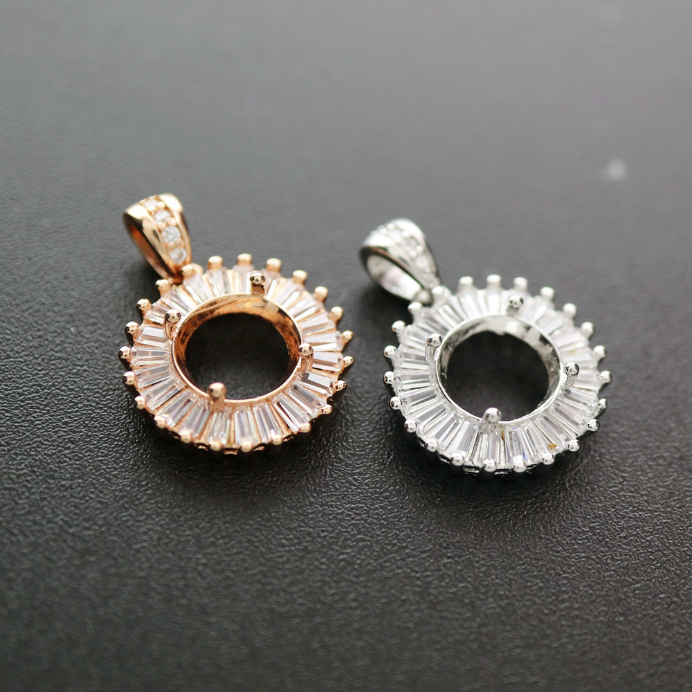 Pendentif à griffes en argent  - Bezels Set Pendant avis et prix