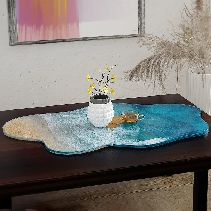 Grand plateau irrégulier de 61 - Resin Ocean Wave Mold avis et prix